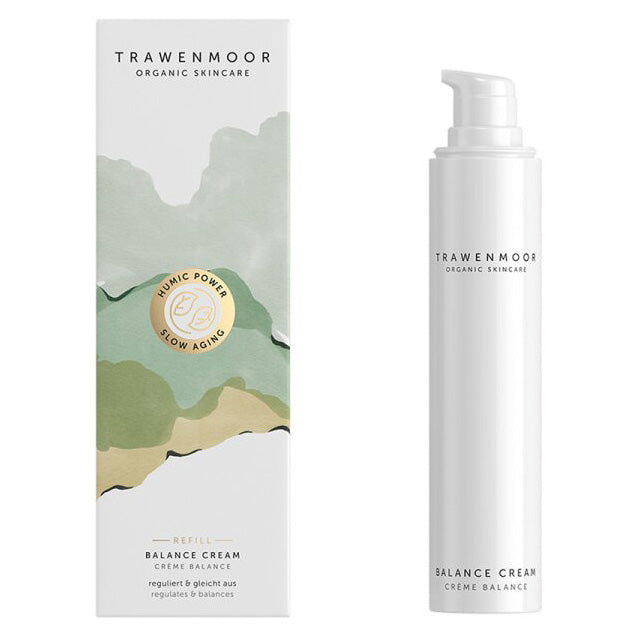 DR SPILLER TRAWENMOOR Balance Cream Refill  – Spender und Umverpackung , 50ml