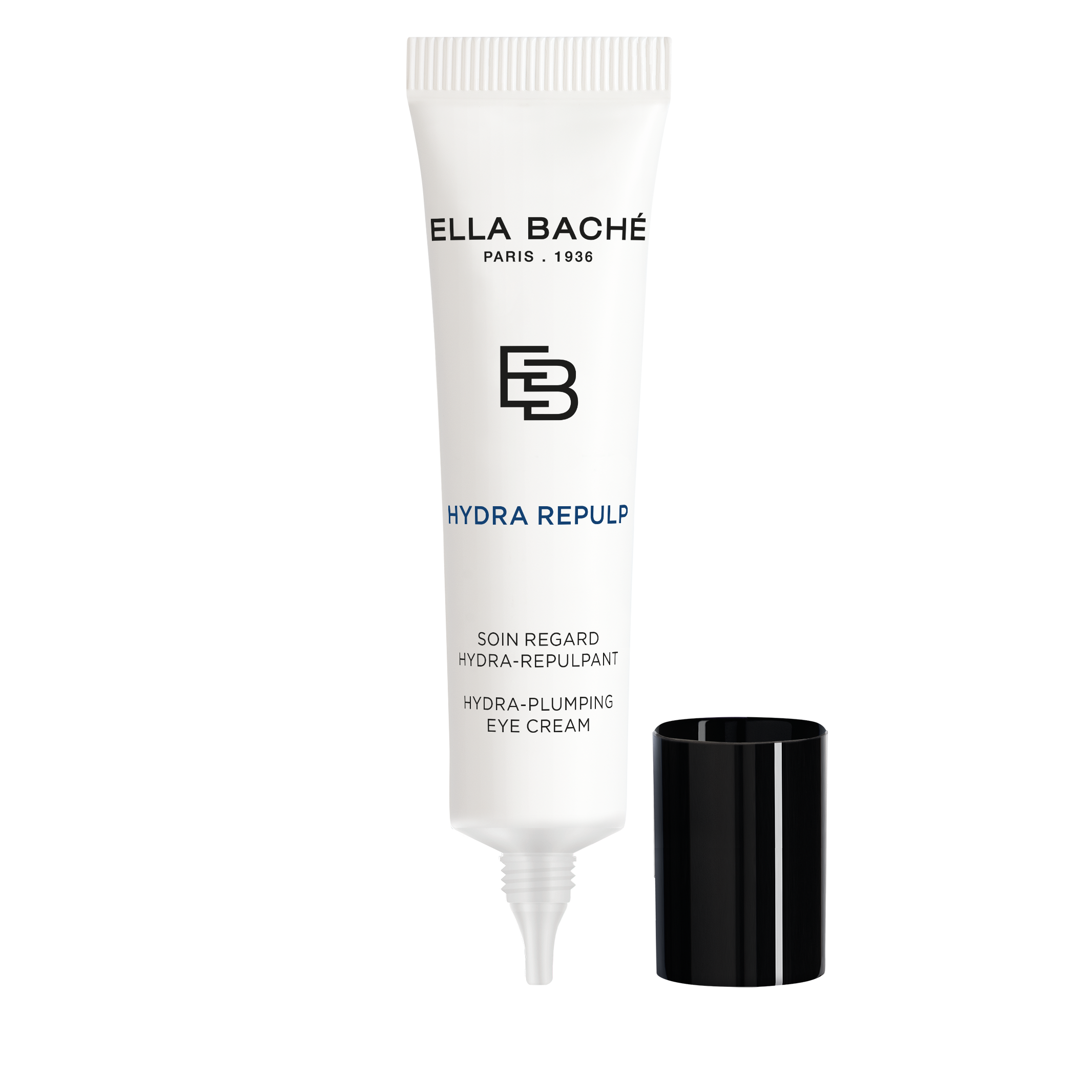 ELLA BACHE HYDRA REPULP - Hyaluron Augenpflege – für alle Hauttypen, 15ml, Tube offen mit Deckel