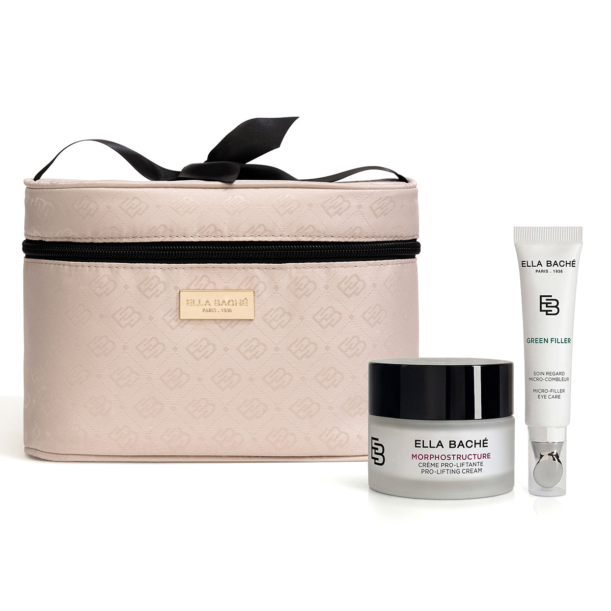 ELLA BACHE MORPHO-LIFTING Gold Collection – Lifting-Duo – Noel Collection 2026, -, Kosmetiktasche und Einzelprodukte