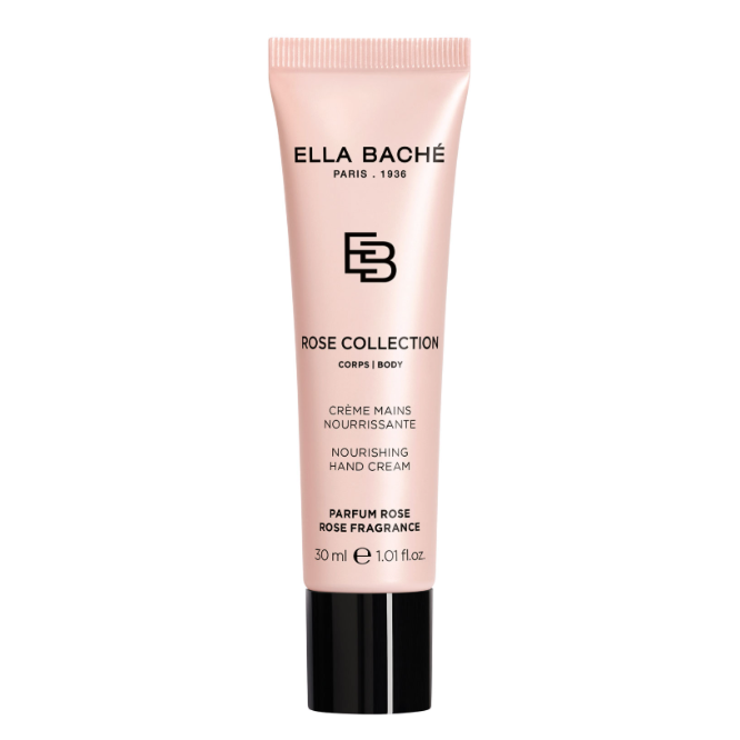 ELLA BACHE ROSE COLLECTION Nährende Handcreme  – mit Rosenduft, 30ml, Tube
