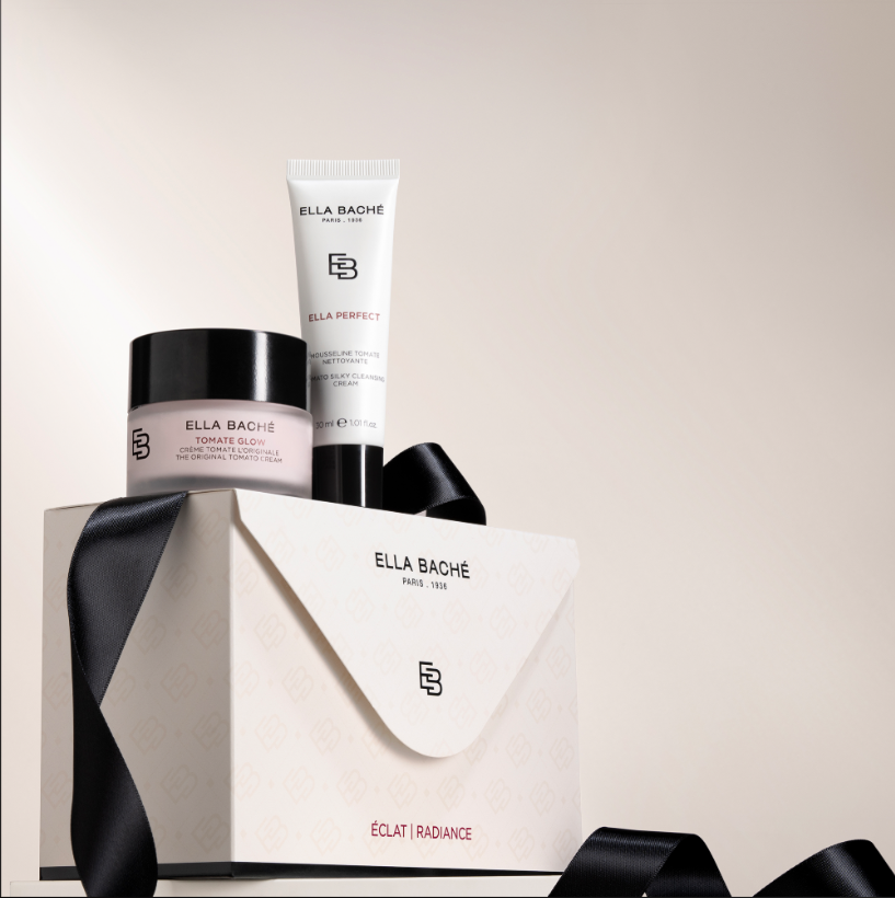 ELLA BACHE TOMATE GLOW Beauty Box – Noel Collection 2025, -, Geschenkkarton und Einzelprodukte mit Geschenkband