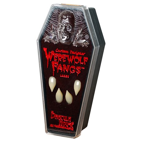 GRIMAS DRACULA HOUSE: 4 Zähne Vampir - Dracula - Halloween, 1stk