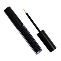GRIMAS Eyeliner, flüssig, wasserfest - schwarz, 3ml, Spender offen mit Applikatorpinsel