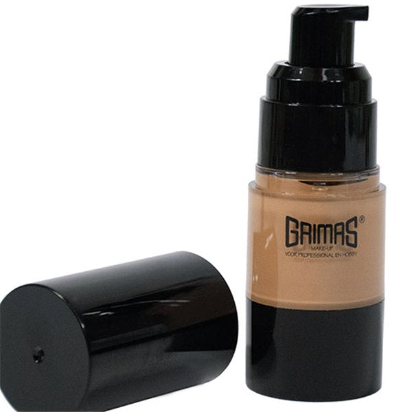 GRIMAS Foundation B5 – Satin-Make-up mit variabler Deckkraft, 20ml, Pumpspender