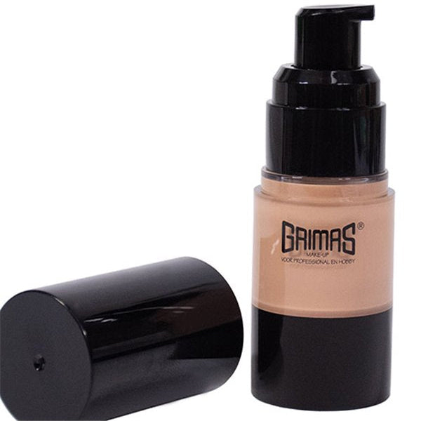 GRIMAS Foundation J3 – Satin-Make-up mit variabler Deckkraft, 20ml, Pumpspender
