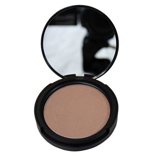 GRIMAS Kompaktpuder 10 – Mattierender & fixierender Presspuder, 8g, Spiegeldose offen