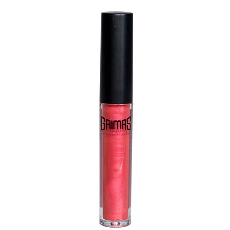 GRIMAS Lip-Gloss Flamingo  – Glänzender Pinkton mit Pflegeeffekt, 3ml, Spender geschlossen