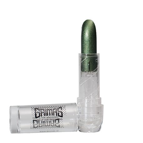GRIMAS Lippenstift METALLIC green 704, 3,5g, Lippenstift offen mit Deckel