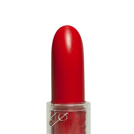 GRIMAS Lipstick PURE matt erdbeerrot 5-30, 3,5g, Detailaufnahme Lippenstift offen