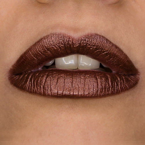 GRIMAS Lipstick PURE pearl african night 783 – Tiefdunkles Rot mit edlem Perlglanz, 3,5g, Farbe auf Lippen