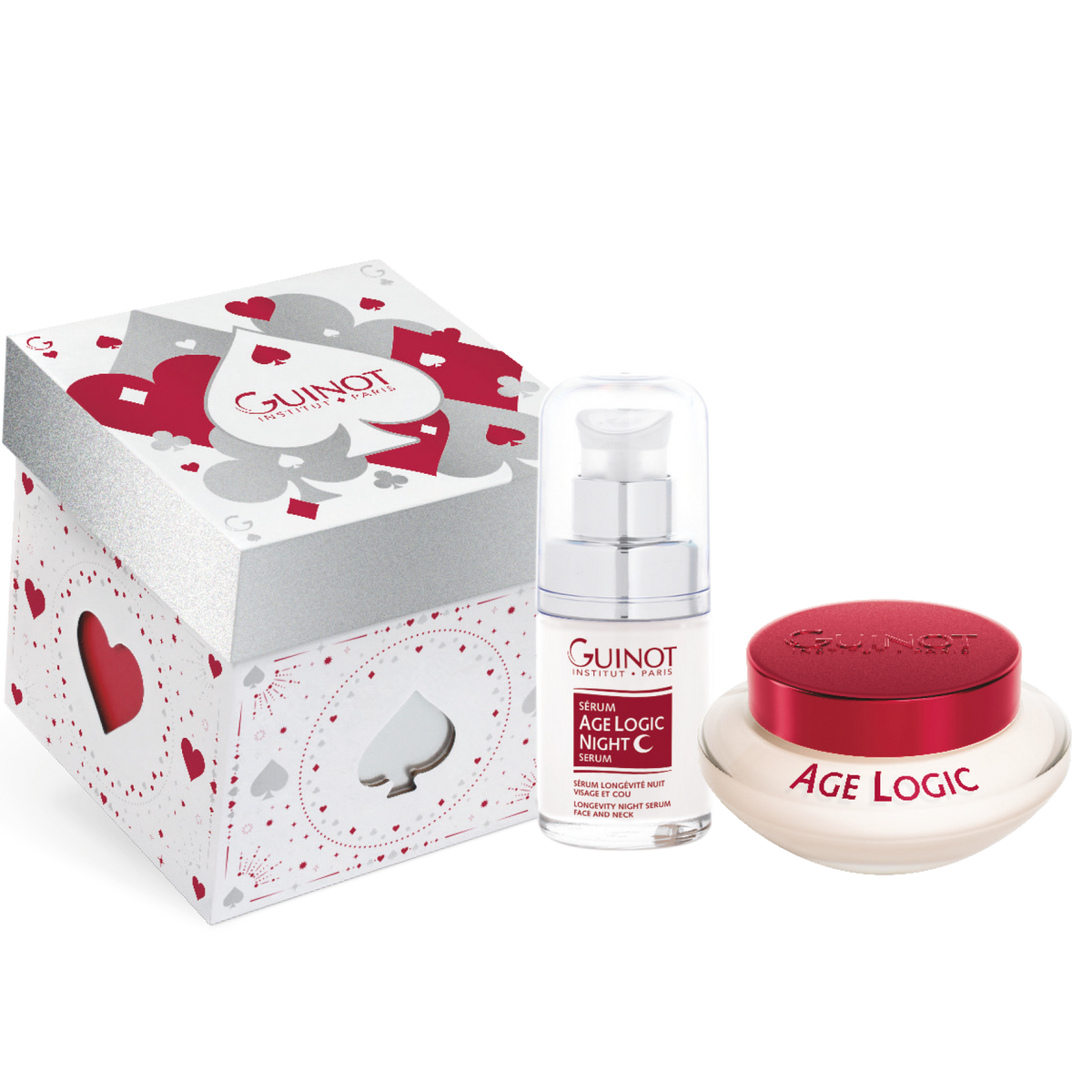 GUINOT Age Logic Day & Night – Limitiertes Anti-Aging Weihnachtsset, -, Geschenkkarton und Einzelprodukte