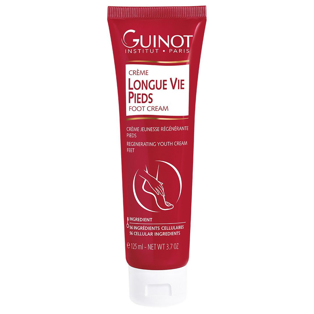 GUINOT Crème Longue Vie Pieds – Anti-Aging Fußcreme, 125ml, Tube