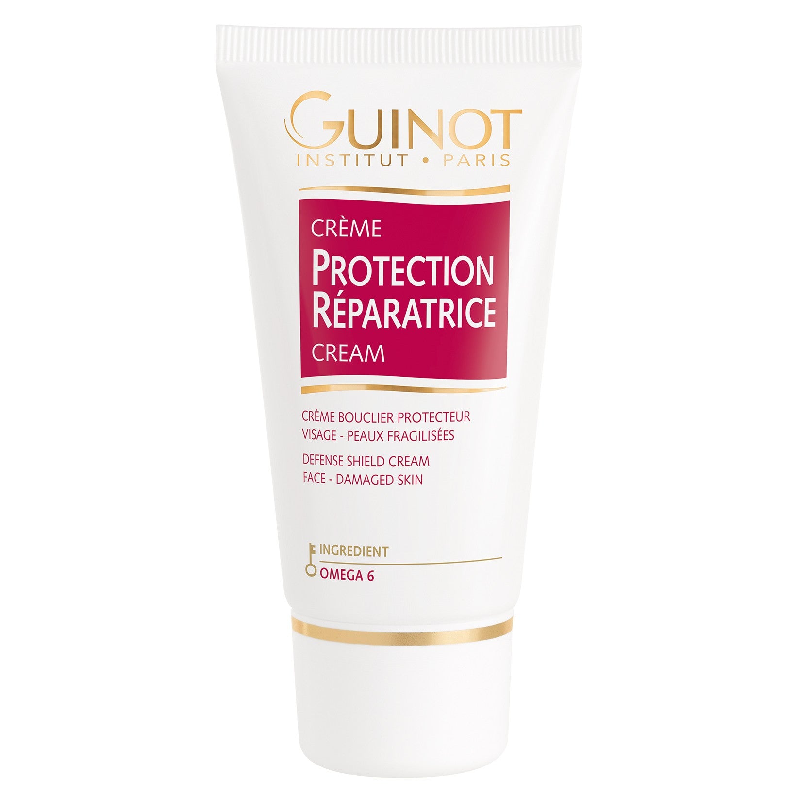 GUINOT Créme Protection Réperatrice  – Schützende Pflege für empfindliche Haut, 50ml, Tube