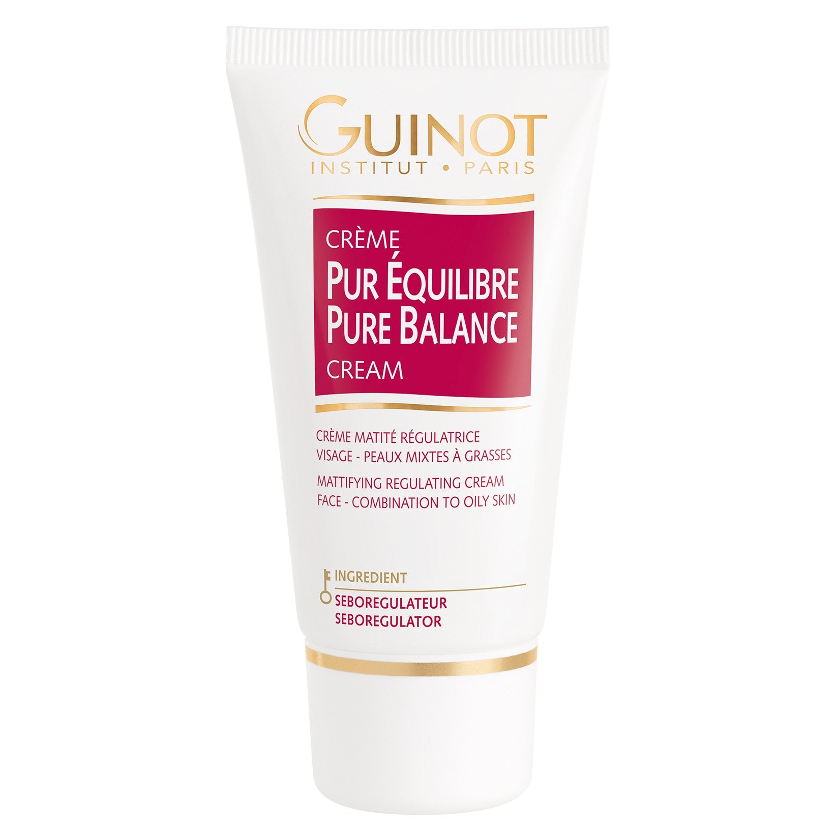 GUINOT Crème Pur Équilibre  – Mattierende Pflege für Misch- & ölige Haut, 50ml