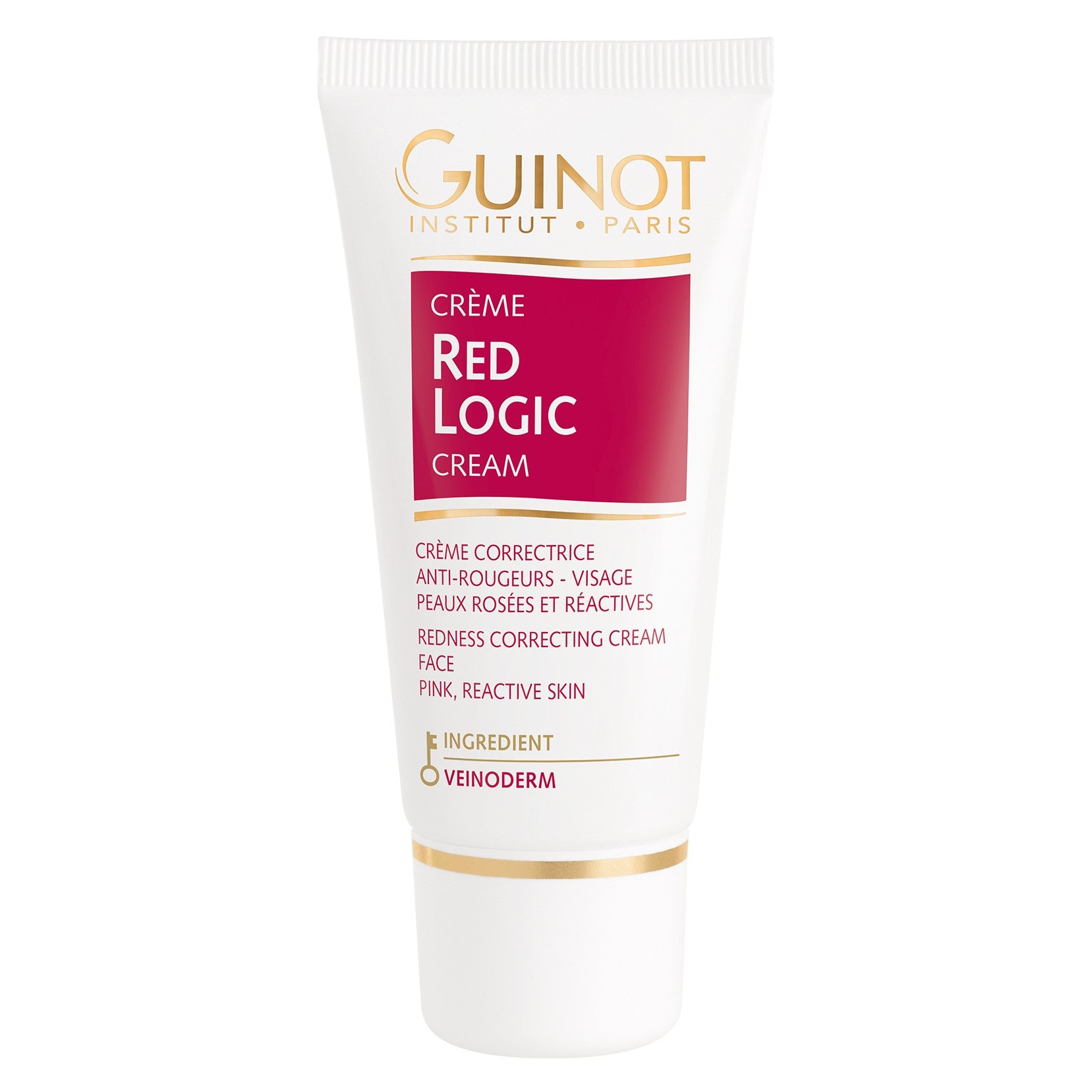 GUINOT Crème Red Logic – Pflegecreme für Couperose Haut, 30ml