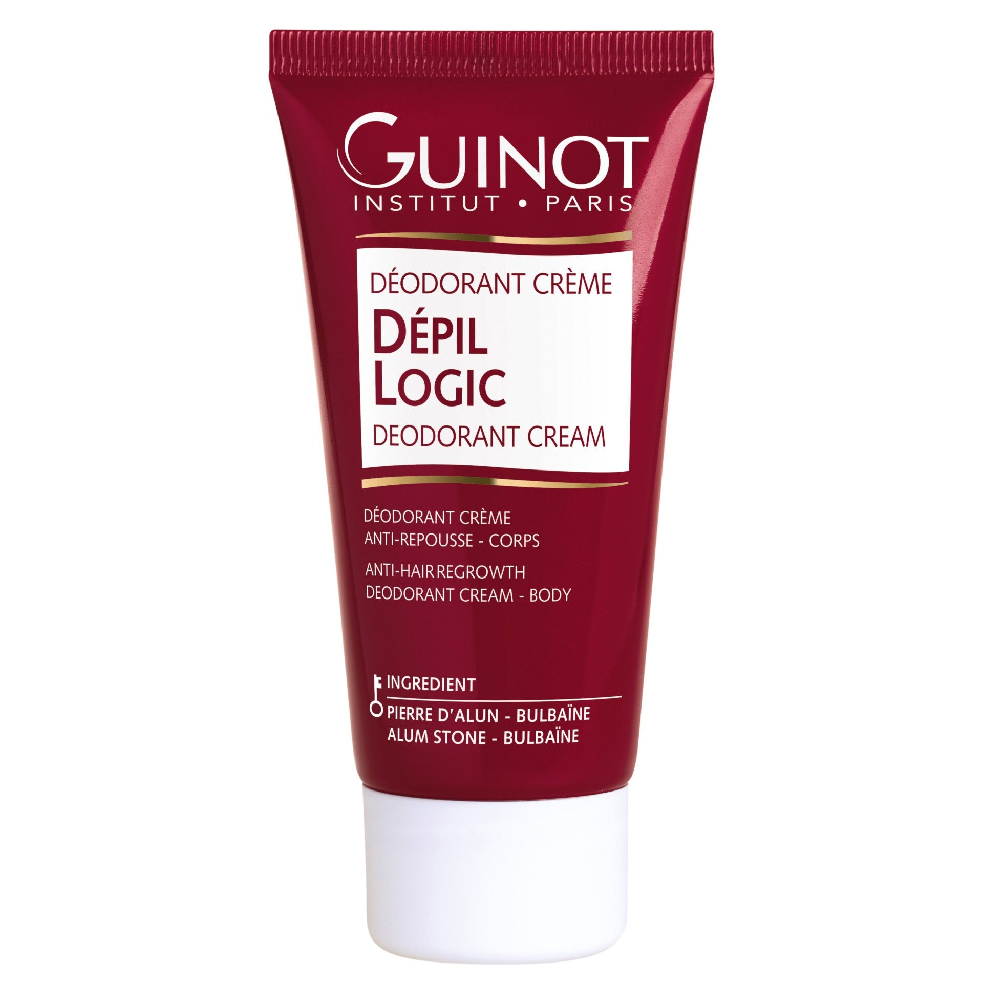 GUINOT Dépil Logic Deo-Creme  – Anti-Haarwuchs-Pflege, 50ml, Tube