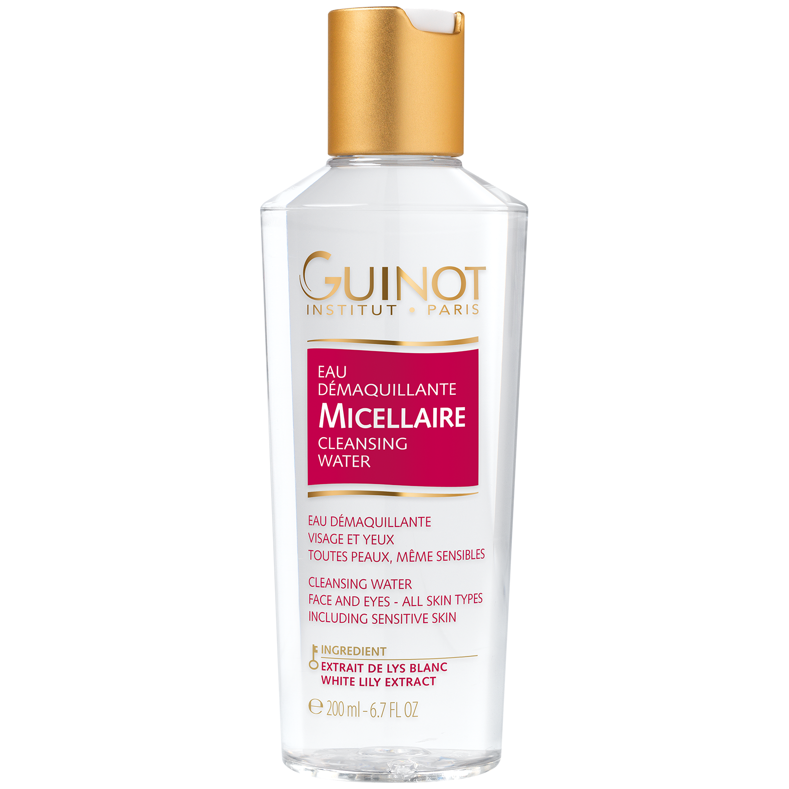 GUINOT Eau Demaquillante Micellaire  – Micellen-Reinigung, 200ml