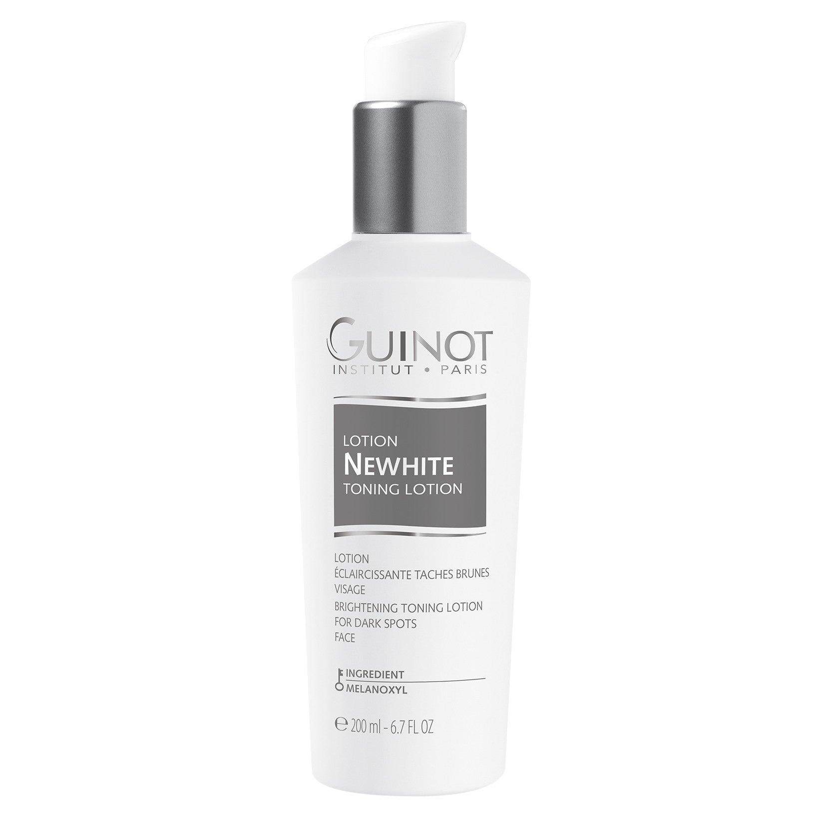 GUINOT Lotion Newhite – Klärende Lotion mit aufhellender Wirkung, 200ml, Pumpspender