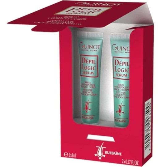 GUINOT Sérum Dépil Logic  – haarwuchshemmende Intensivpflege, 2x8ml, Tuben in Umkarton