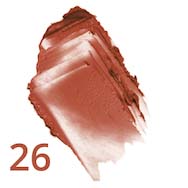 HYDRACOLOR Lippenpflege Nr. 26 - terracotta – Dieser gut pigmentierte Terracotta-Farbton passt besonders zu allen warmen Hauttypen., 1St., Farbbeispiel