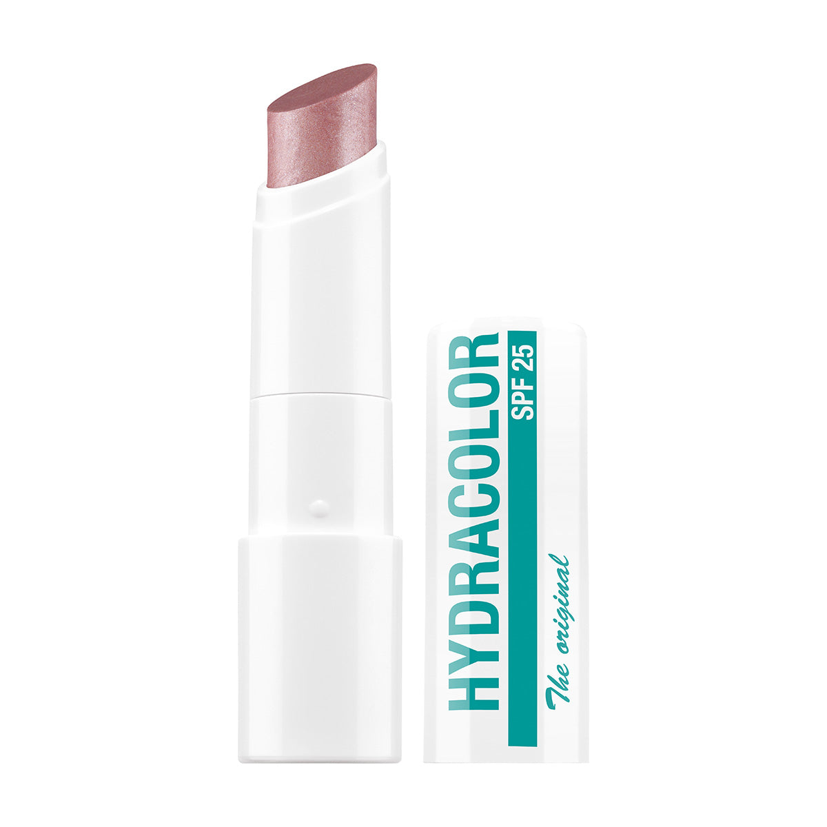 HYDRACOLOR Lippenpflege SHINE COLLECTION  – pink pearl, 1stk, Lippenstift offen