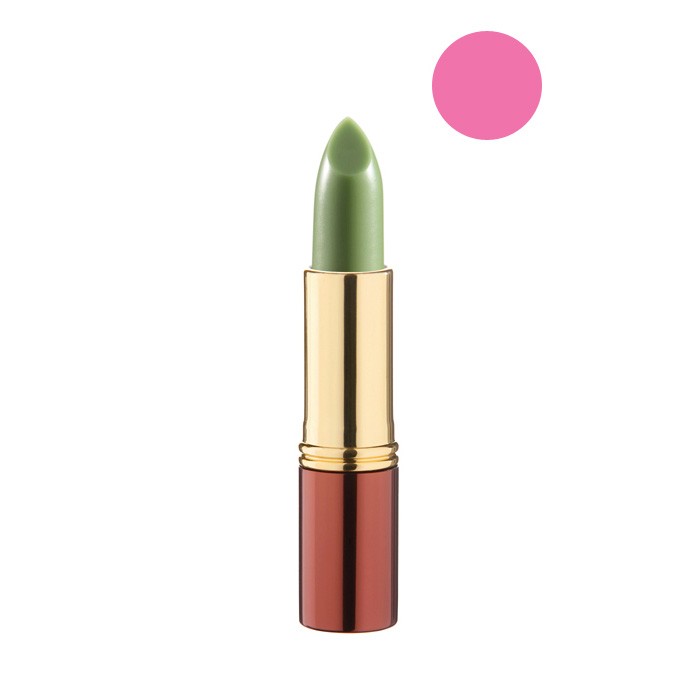 IKOS denkender Lippenstift grün – Diese denkenden Lippenstifte entwickeln ihre Farbnuancen anhand des pH-Wertes der Haut. Kussecht bis zu 24 Stunden.,  