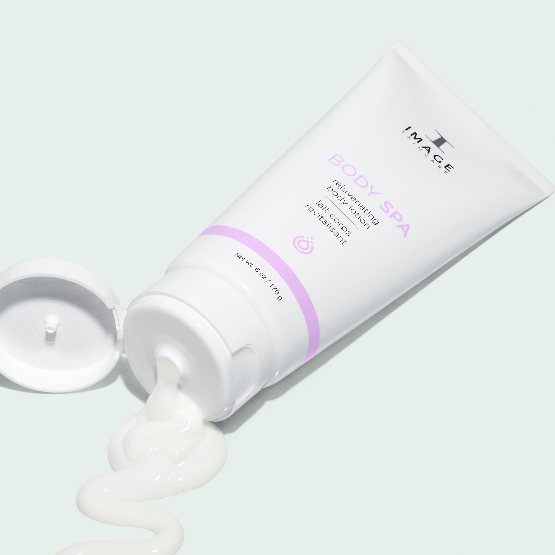 IMAGE SKINCARE Body Spa Rejuvenating Body Lotion – Exfolierende Body Lotion, 170g, Tube offen mit Bodylotion