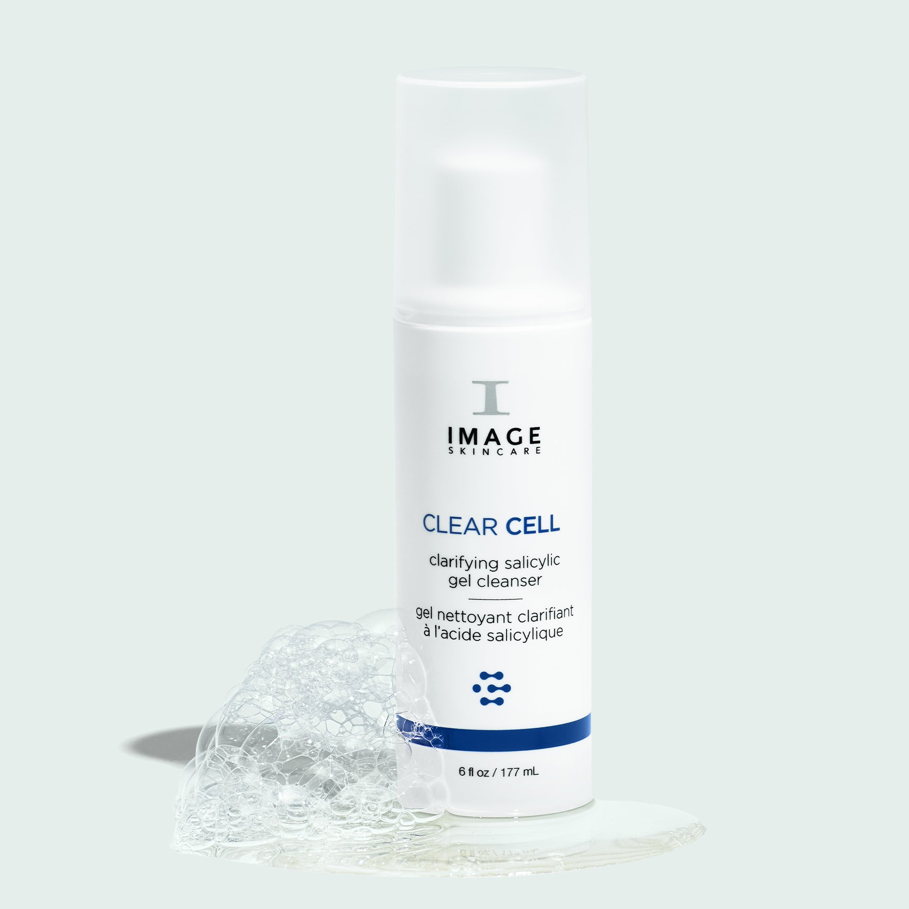 IMAGE SKINCARE CLEAR CELL Clarifying Salicylic Gel Cleanser – bei Akne und Hautunreinheiten, 177ml, Pumpspender mit Schaum