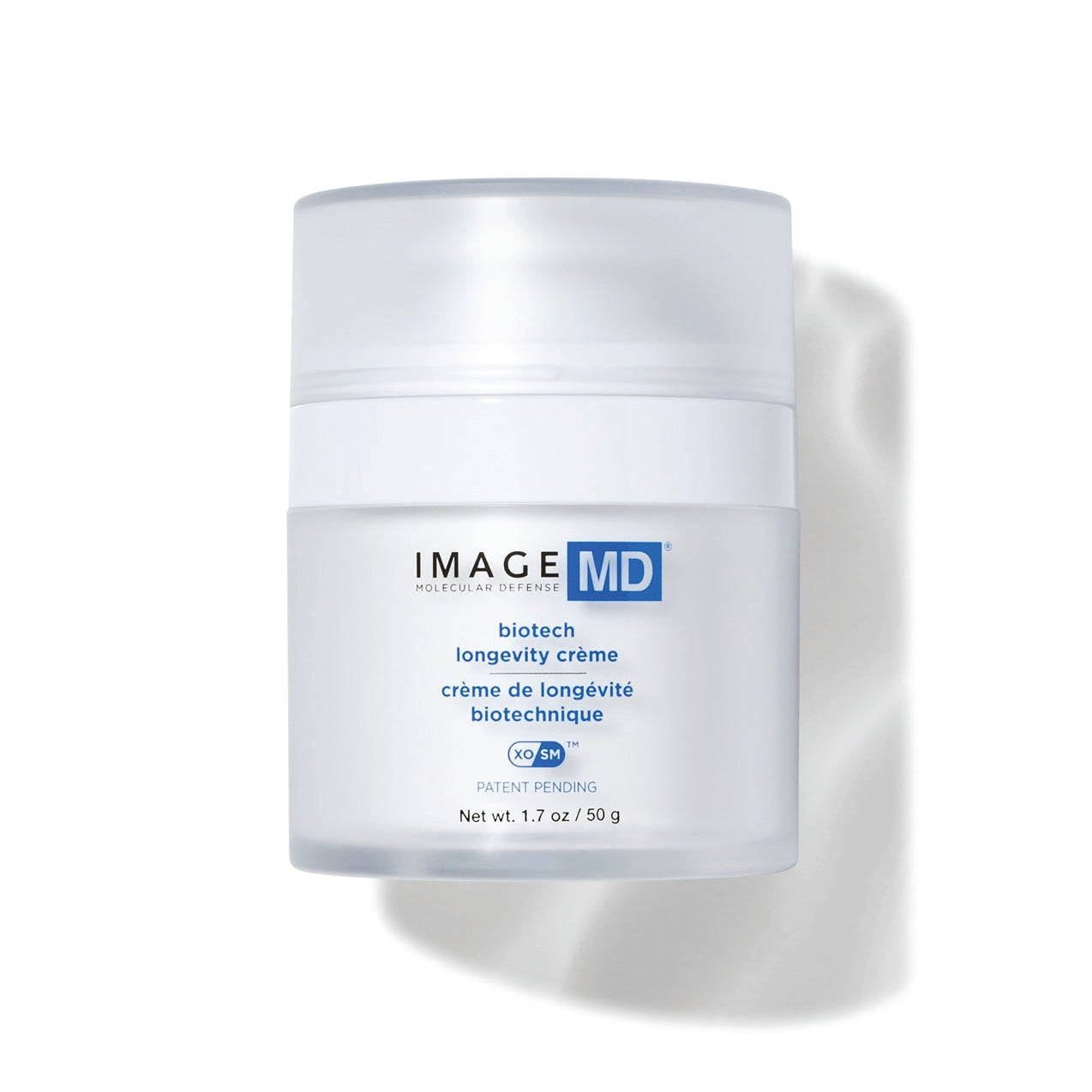 IMAGE SKINCARE MD biotech longevity crème  – Anti-Aging Pflege für empfindliche Haut, 50ml, Tiegel