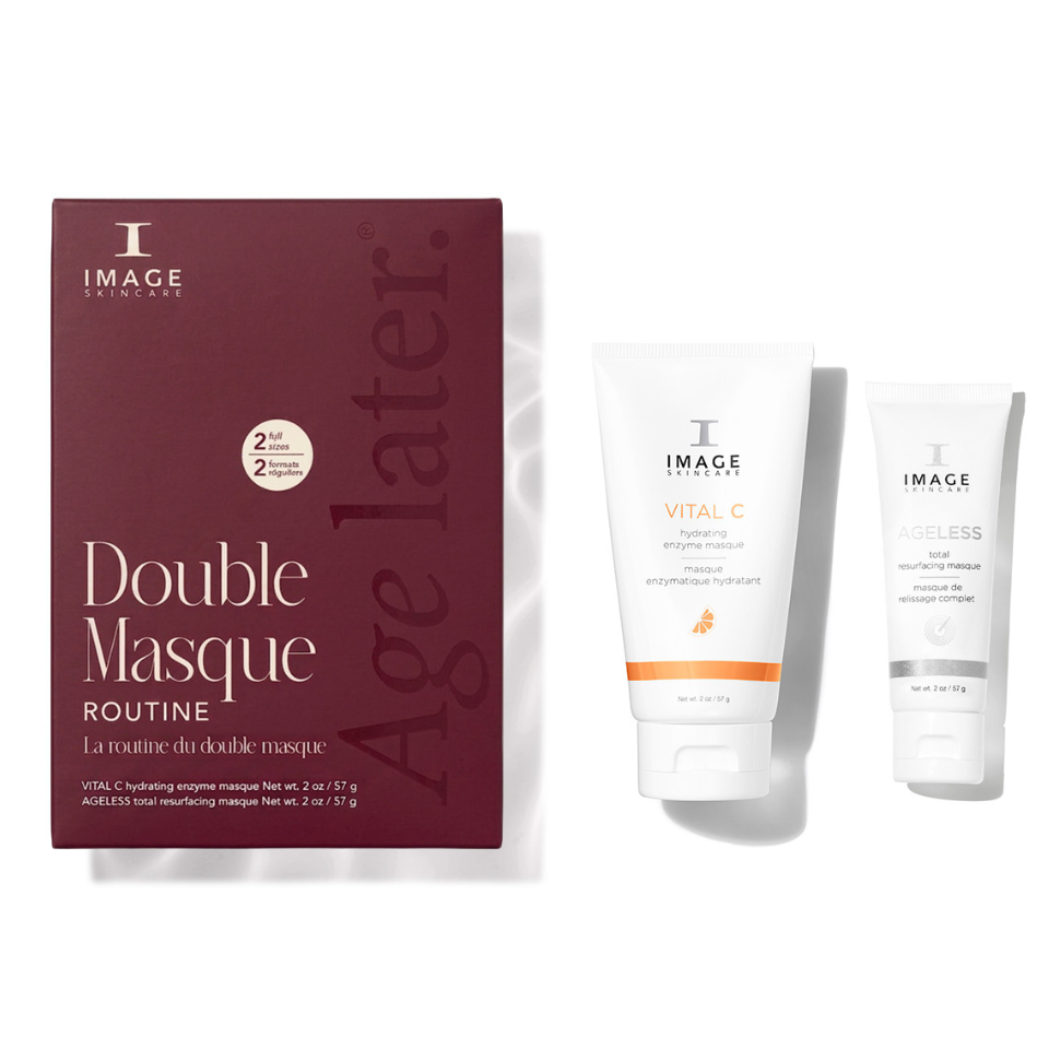 IMAGE SKINCARE the DOUBLE MASK routine, 2x57g, Umkarton und Einzelprodukte