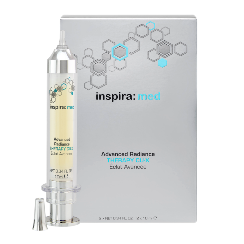 inspira: cosmetics - inspira: med Advanced Radiance Therapy CU-X – Hightech-Serum mit Copper Peptides & Vitamin C, 20ml