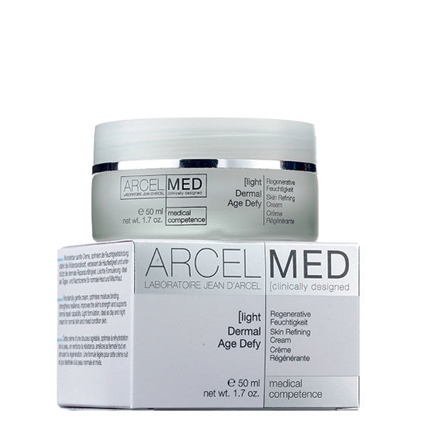 JEAN D'ARCEL ARCELMED Dermal Age Defy [light  – Anti-Aging-Creme für normale & Mischhaut, 50ml, Tiegel und Umkarton