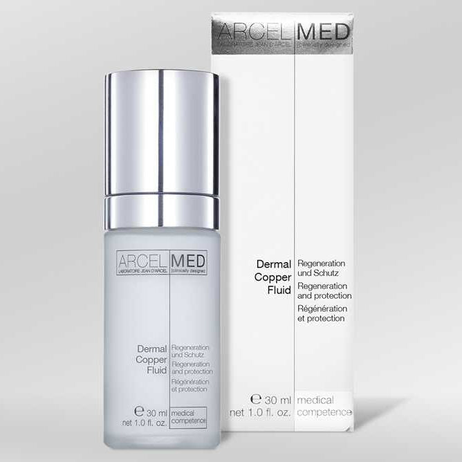 JEAN D'ARCEL ARCELMED Dermal Copper Fluid  – Aufbauendes Fluid, 30ml, Pumpspender und Umkarton