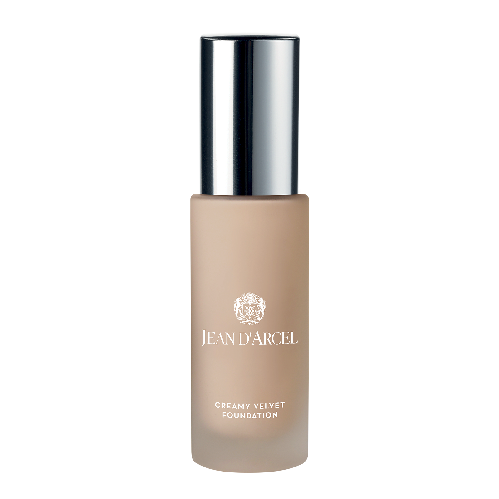 JEAN D'ARCEL Creamy Velvet Foundation – neutral porcelain​​, 30ml, Pumpspender
