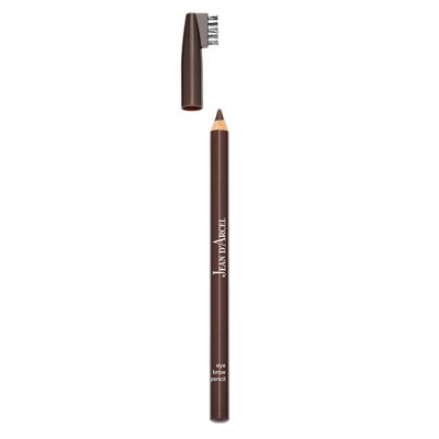 JEAN D'ARCEL eye brow pencil – coffee, 1Stk, Stift mit Bürstendeckel