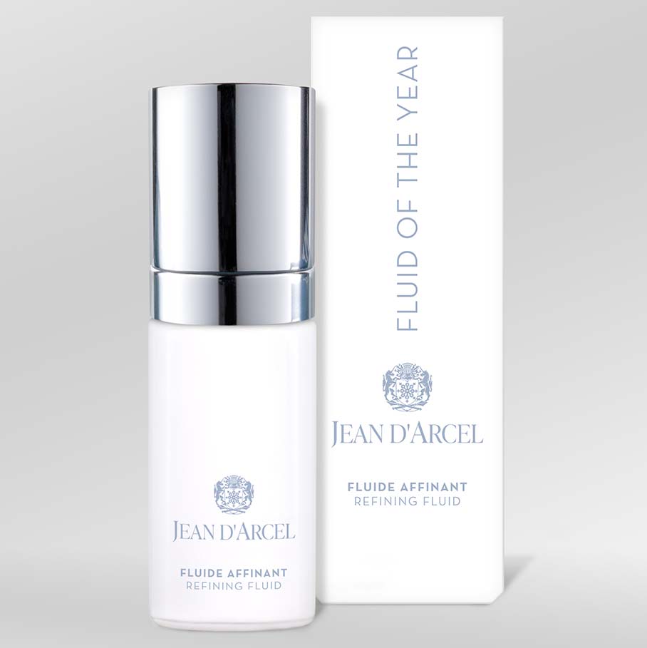 JEAN D'ARCEL Fluide Affinant | Refining Fluid  – Verfeinerndes Pflegefluid, 30ml, Pumpspender und Umkarton