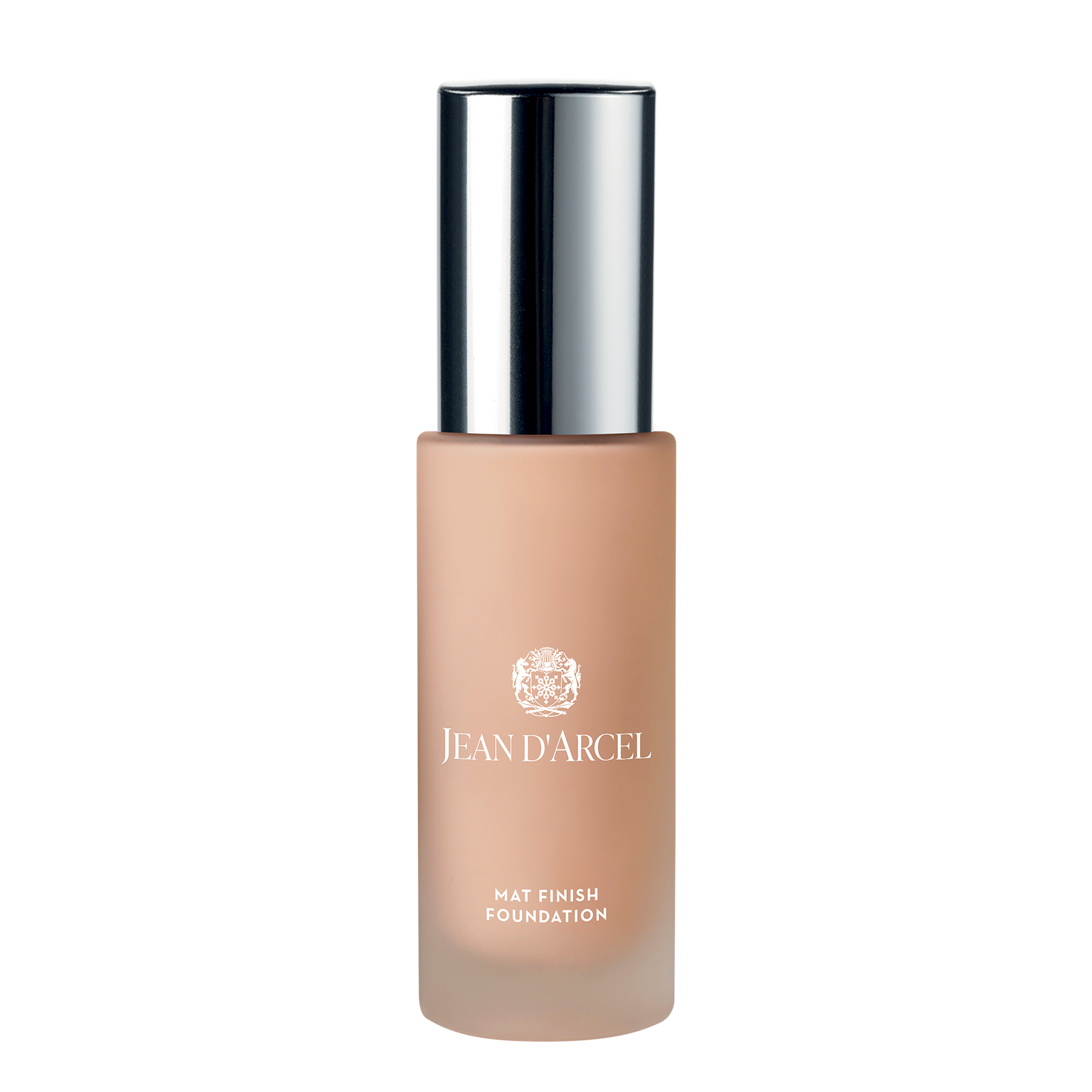 JEAN D'ARCEL Mat Finish Foundation – deep honey​ , 30ml, Pumpspender