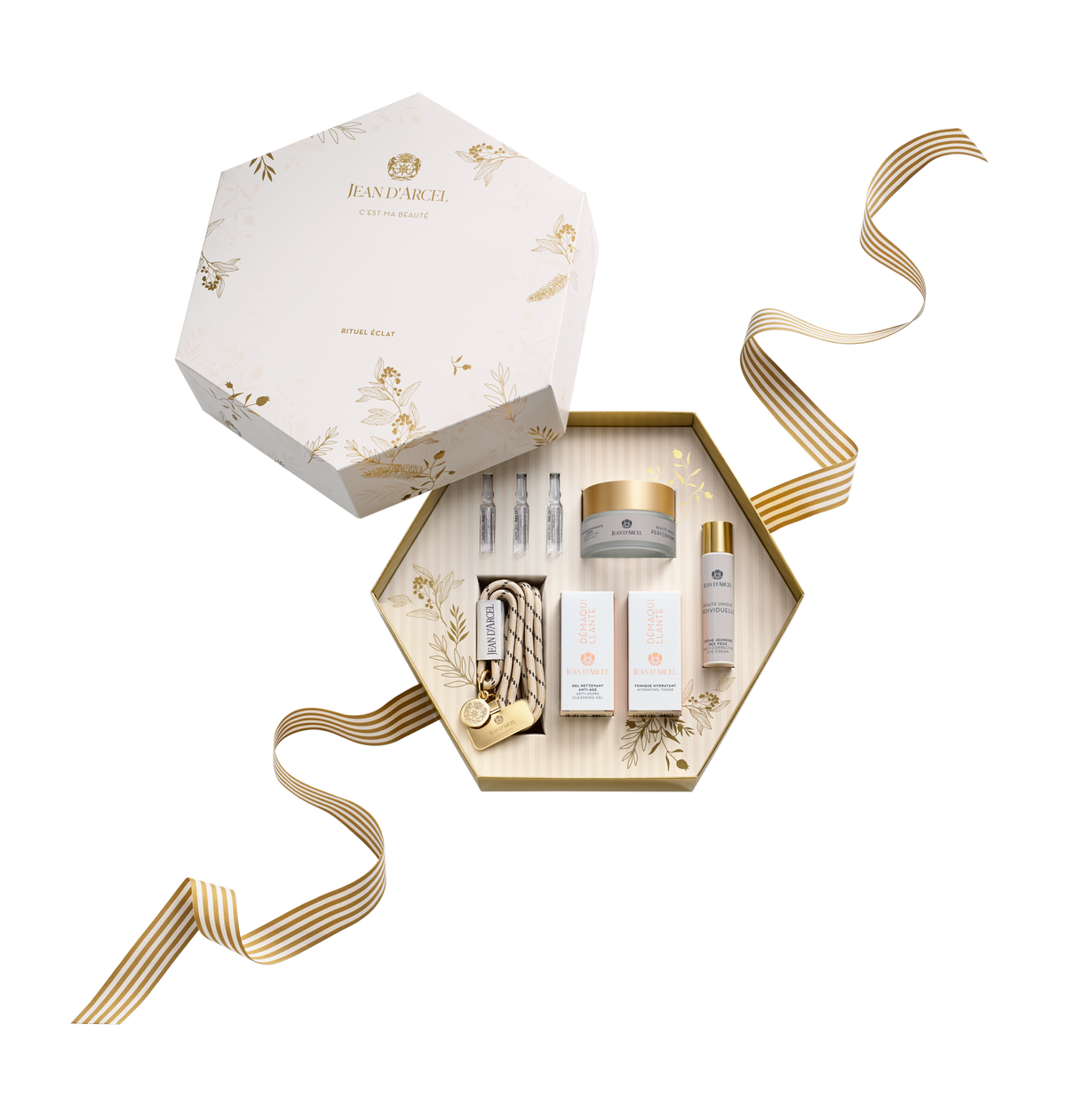 JEAN D'ARCEL Rituel Éclat – exklusives Gesichtspflege-Set, -, Produkte in Geschenkkarton