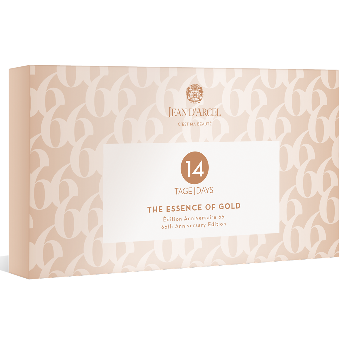 JEAN D'ARCEL The Essence of Gold - 14 Tage Ampullenkur – für glatter wirkende, strahlende und intensiv gepflegte Haut, -, Umkarton