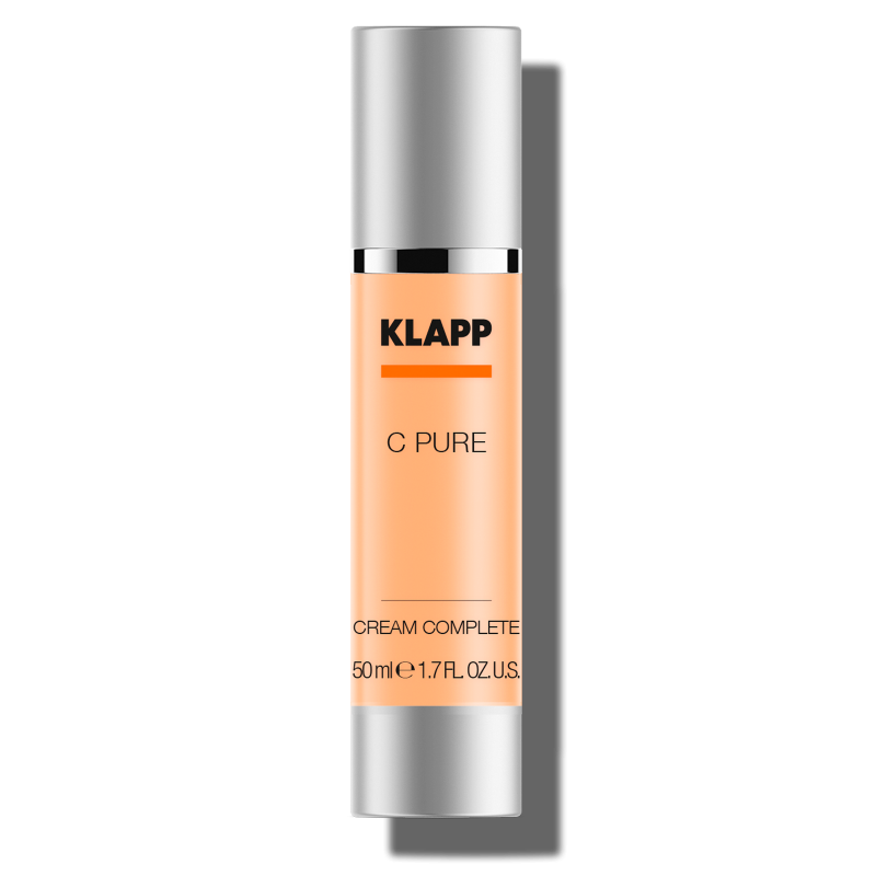 KLAPP C PURE Cream Complete  – Reichhaltige Vitamin-C-Creme, 50ml, Pumpspender