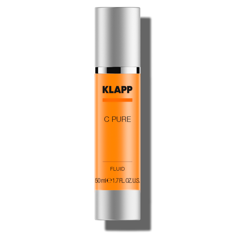 KLAPP C PURE Fluid  – Feuchtigkeitsfluid mit Vitamin C, 50ml, Pumpspender