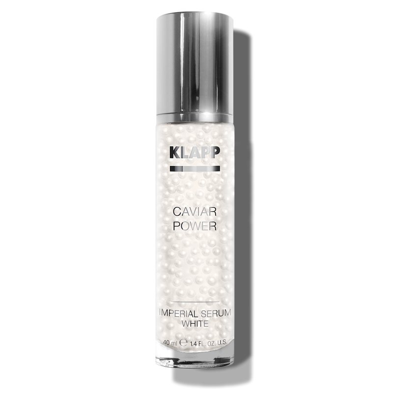 KLAPP Caviar Power Imperial Serum White  – Serum mit Kaviar & Peptiden, 50ml, Pumpspeder