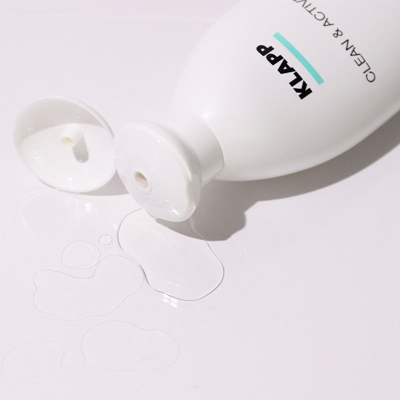 KLAPP Clean & Active Tonic without Alcohol  – Sanftes Gesichtswasser, 250ml, Spender offen