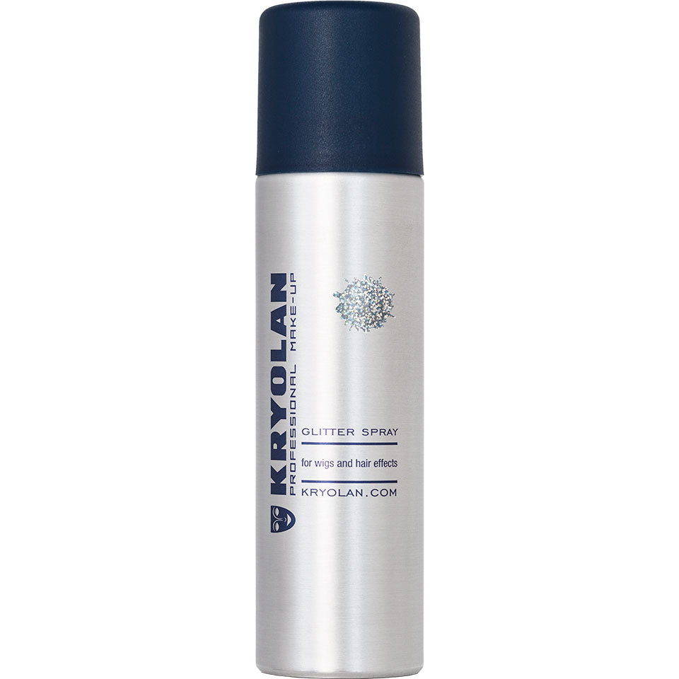 KLAPP Glitter Spray silver – für Haare und Perücken, 150ml