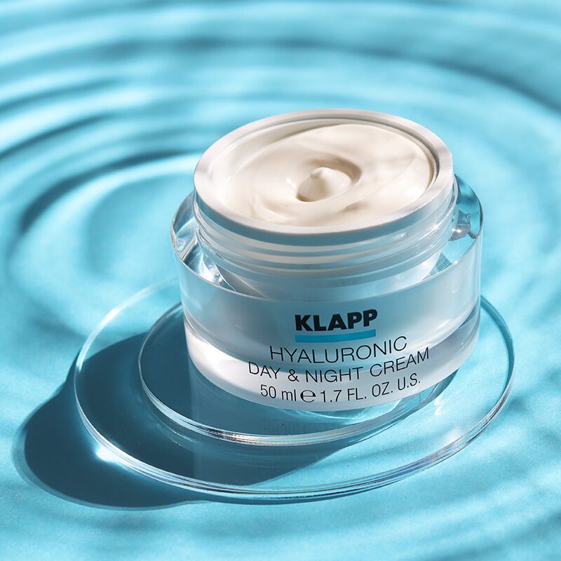 KLAPP HYALURONIC Day & Night Cream  – 24h-Pflege mit Hyaluron, 50ml, Tiegel offen