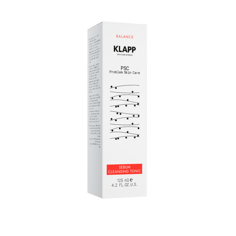 KLAPP Problem Skin Care Sebum Cleansing Tonic  – Klärendes Tonic für unreine Haut, 125ml, Umkarton