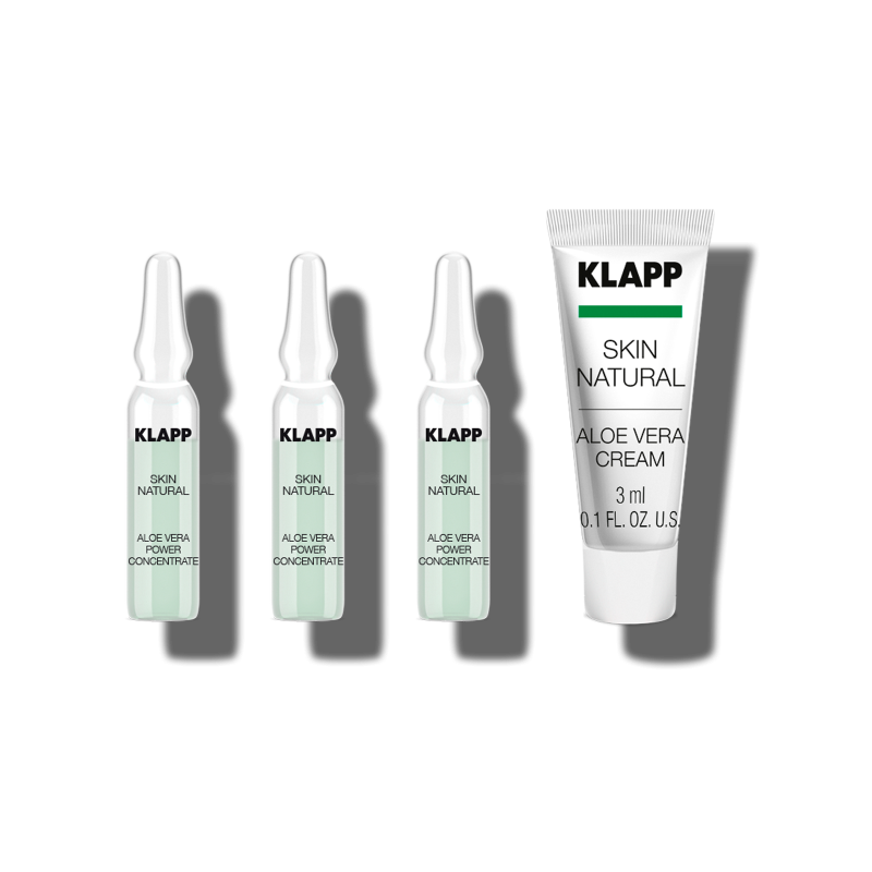 KLAPP Skin Natural Power Set – Beruhigendes Aloe-Vera-Set, 1Stk, Einzelprodukte