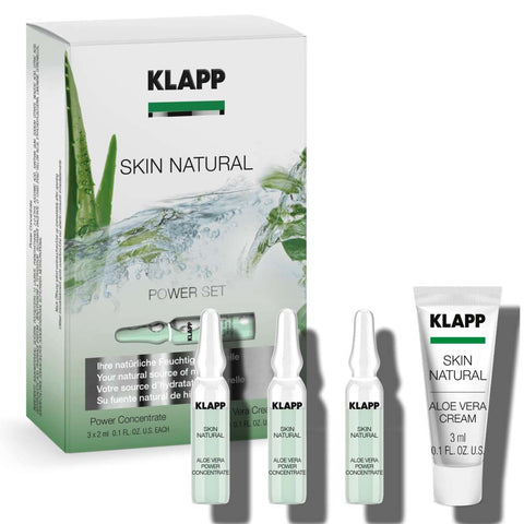 klapp aloe vera creme KLAPP Skin Natural Power Set - Beautymanufactur Mannheim