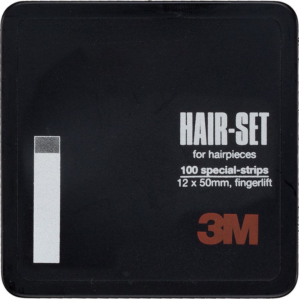 KRYOLAN 3M Toupet Strips, 100 Strips à 12 mm × 50 mm, Umkarton