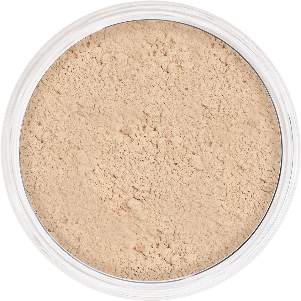 KRYOLAN Anti-Shine Powder medium – Transparentes Puder für mattes Finish, 25g, Dose offen